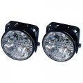 Světla pro denní svícení 2x4 LED kulaté R1-60109